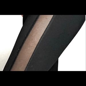 Forever 21 Black Mesh Leggings Size Small